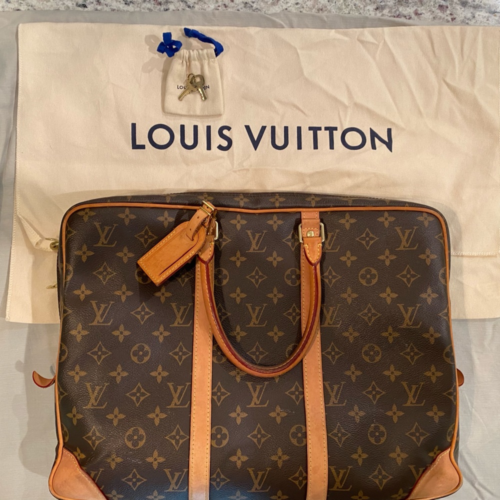 Louis Vuitton Monogram Porte-Documents Voyage Bag